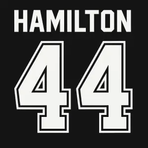 Jméno Hamilton s číslem 44
