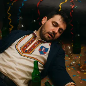 Slovák after party alkohol
