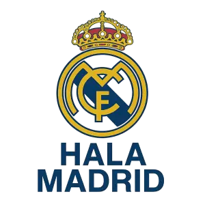 Logo a napis Hala Madrid