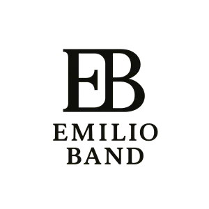Udělej my logo Emilio Band skus to nějak udělat z písmen E B a pod to nadpis Emilio band