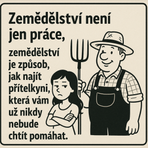 Nějaký humorný text (zemědělství a přítelkyně