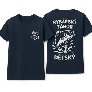 Potřebuji trička na dětský rybársky tabor chci tam logo oficialni rybu mensi na prso crs do zadu rybarsky tabor vzadu