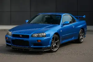vytvoř mi prosím auto nissan skyline gt-r r34
