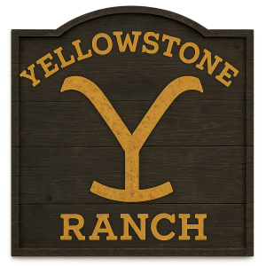 Znak Yellowstone ranch