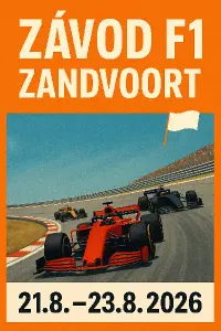 Závod F1 Zandvoort 21.8.-23.8.2026