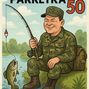 Potřebuji obrázek pro kamaráda k 50 narozeninám. Řezníčka má Parketka. Má rád rybaření, army