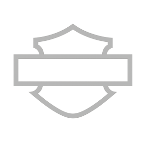 vygeneruj obrys logo harley - davidson bez textu pouze ten znak ve svetle sede barve