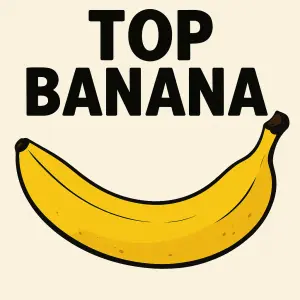 použij tuto verzi obrázku a přidej slovo "banana" pod slovo TOP. Písmo zachovej