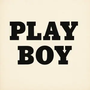 chtěla bych vygenerovat text nadpisu časopisu “PLAYBOY”, aby text měl per řádku a na každém z nich bylo jedno slovo