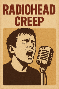 vintage hudba radiohead creep