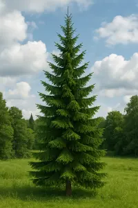 zelený smrk