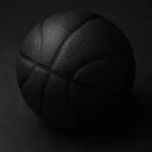 cerny basketbalový míč