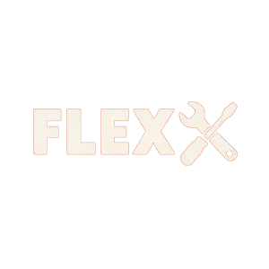 Vytvoř stylové logo značky nářadí flex