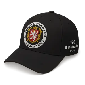 Kšiltovka Na přední straně bude logo HZS Středočeského kraje Na pravé straně bude napsáno HZS Středočeského kraje