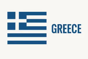 vlajka řecka a nápis GREECE