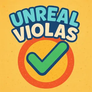 Nadpis Unreal Violas pro kapelu a takovej jako potvrzení nebo něco takoveho víc pro děti ne diki