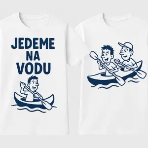 Popis zadní a přední strany vtipny jedeme na vodu