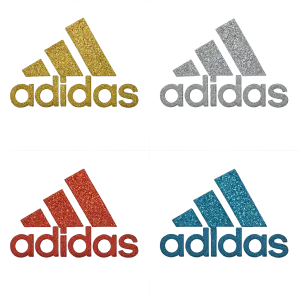 Různé třpitive Adidas logo