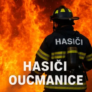 Plameny. text: hasiči Oucmanice