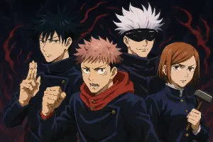 Anime motiv z jujutsu Kaisen
