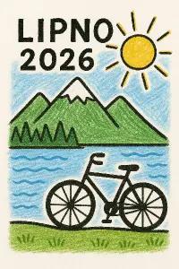 Lipno 2026Štěpíkobrázek hory, sluníčko, kolo, voda