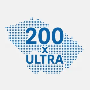 tečkovaná mapa cz sk ve tvaru 200 text 200 x ULTRA