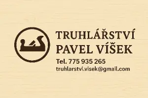 Truhlářství Pavel VíšekTel.: 775 935 265truhlarstvi.visek@gmail.com