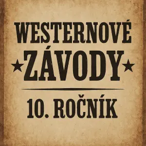 Chci text, ve kterém bude ve westernovém formátu psáno neco ve stylu: Westernové závody - 10. ročník