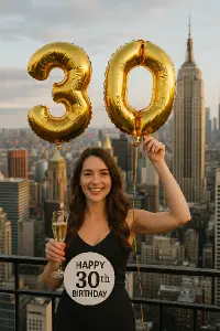 Oslava 30 narozenin v Newyorku