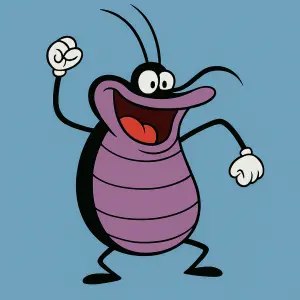 Cockroach Dee dee from oggy and cockroaches