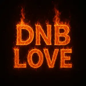 Ohnivý nápis dnb love
