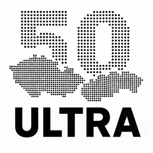 tečkovaná mapa cz sk ve tvaru 50 50 x ULTRA