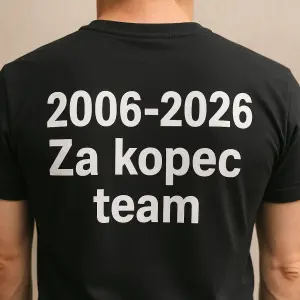 text na záda 2006-2026 Za kopec team