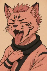 Sukuna ryoman pusa s jazykem