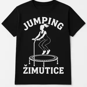 udělej mi návrh na tričko Jumoing Žimutice a at je tam i fitness ntrasmpolína