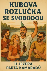 Kubova rozlučka se svobodou. Akce bude u jezera a partou kamarádů kde se bude pít alkohol