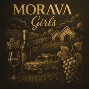 Název MORAVA Girls bude zlatý a téma obrázku, jezdíme do vinných sklipků, vše zlaté a elegantní, bez osob