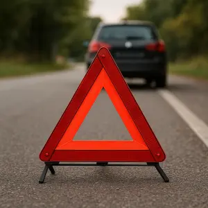 prenosny trojuhelnik ktery se dava pei poruse auta