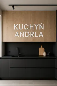 Moderní Text: kuchyň andrla