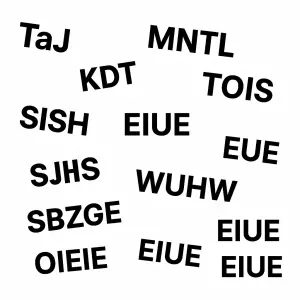 chci rozhazet seznam zkratek: TaJ, MNTL,KDT, TOIS,SISH,OIENS,SJHS,SBZGE,OIEIE,WUHW,IEUHE,EUE,EIUE,EIUE,EUIE,EIUE,EIUEZQ