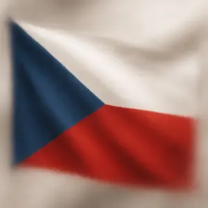 ČESKÁ VLAJKA ROZMAZANÉ OKRAJE