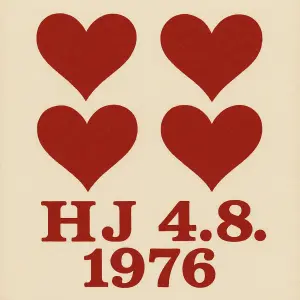 H J 4.8. 1976 srdíčka