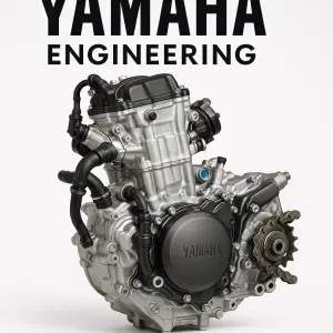 A napis Yamaha engyniring (ale spisovně správně nebo něco tak) s motorem který je v Yamaha yzf 450 2017