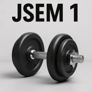 Chci jednoruční činku velkou a text :Jsem 1