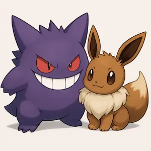 Pokemon gengar s eevee