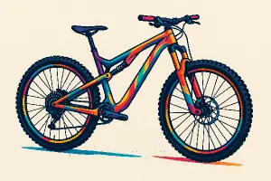 nějáký desing trošku barevný je to na mtb