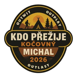 Udělej mi logo kdo přežije Kočovný 2026 se Jménem Michal