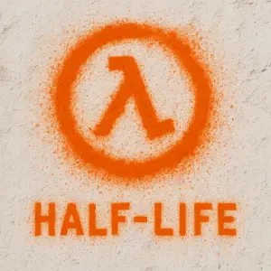 Vygener me rozpite logo hry half life, chci aby vypadalo jako nasprejované