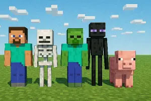 Postavy z Minecraftu