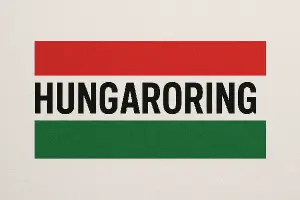 Vygenerovat nápis HUNGARORING včetně motivu vlajky madarska